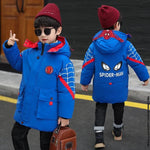 Jaqueta Acolchoada Menino – Estilo Spider-Man - Inverno 2025