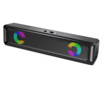 Soundbar Gamer com LED RGB e Som Estéreo 6W – Conexão USB para TV, Notebook e Celular