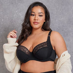 Sutiã 3/4 Taça com Renda – Sutiã Sem Bojo para Mulheres