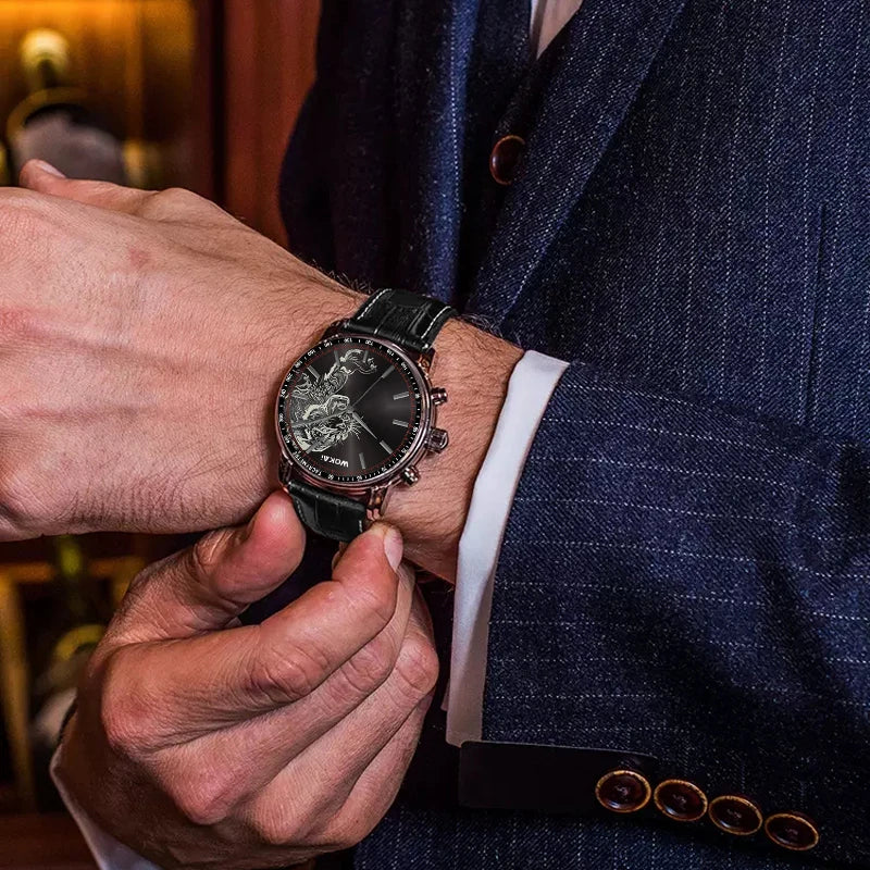 Relógio Masculino Casual com Design Moderno e Multifunções