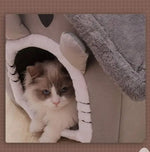 Cama de Inverno e Verão para Animais de Estimação – Almofada Removível e Lavável