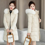 Jaqueta Feminina Inverno, quente com Gola de Pelúcia