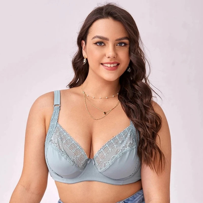 Sutiã 3/4 Taça com Renda – Sutiã Sem Bojo para Mulheres