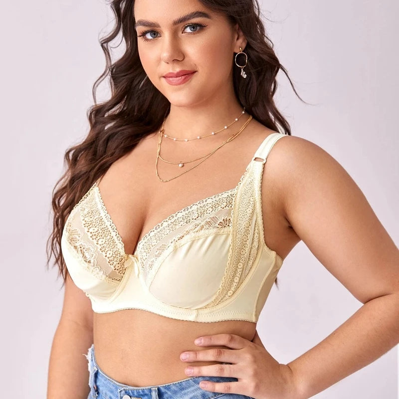 Sutiã 3/4 Taça com Renda – Sutiã Sem Bojo para Mulheres